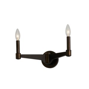 Tono 2-Light Wall Sconce in Vintage Bronze