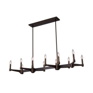 Tono 12-Light Linear Pendant in Vintage Bronze