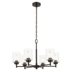 Winslow 6-Light Chandelier in Bronze