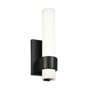 Izza 1-Light LED Wall Sconce in Matte Black