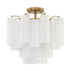 Four Light Semi Flush Mount by Crystorama