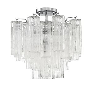 Four Light Semi Flush Mount by Crystorama