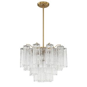 Addis 6-Light Chandelier in Aged Brass