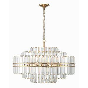 Hayes 16-Light Chandelier in Aged Brass