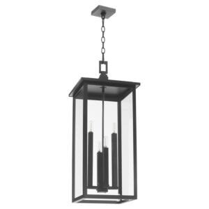 Westerly 4-Light Pendant in Textured Black