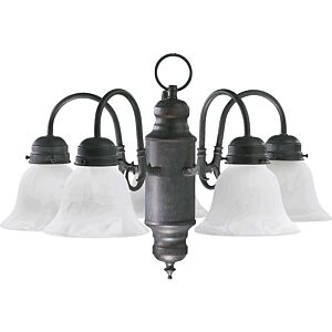 6429 Nooks 5-Light Chandelier in Toasted Sienna