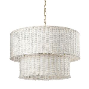 Erma BCB 6-Light Chandelier in Brushed Champagne Bronze