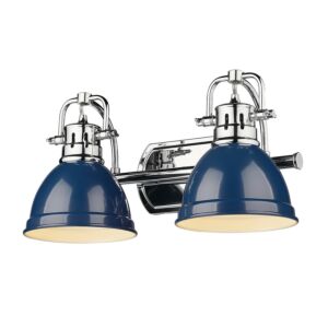 Duncan CH 2-Light Bathroom Vanity Light in Chrome