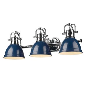 Duncan CH 3-Light Bathroom Vanity Light in Chrome