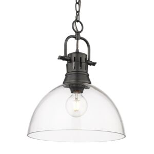 Duncan BLK 1-Light Pendant in Matte Black