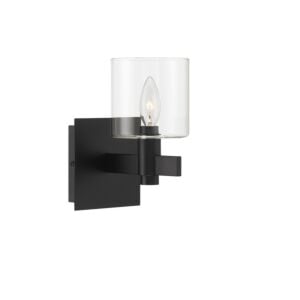 Decato 1-Light Wall Mount in Black