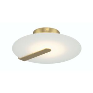 Nuvola 1-Light LED Flush Mount in Gold