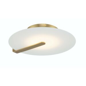 Nuvola 1-Light LED Flush Mount in Gold