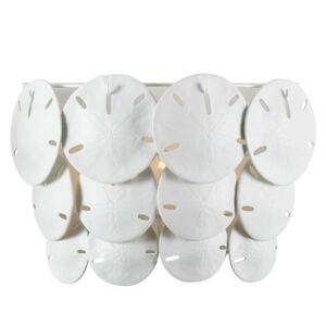 Marjorie Skouras 3-Light Wall Sconce in Sugar White with White