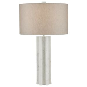 Mercurius 1-Light Table Lamp in White