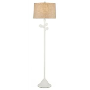 Charny 1-Light Floor Lamp in Gesso White