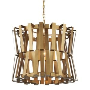 Chaconne 1-Light Chandelier in Brass