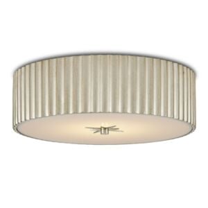 Caravel 1-Light Flush Mount in Silver Leaf