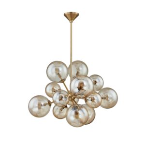 Santee 13-Light Chandelier in Patina Brass