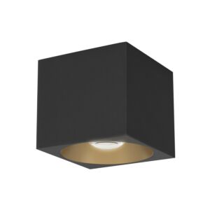 Stout 1-Light LED Flush Mount in Black