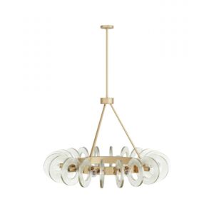 Trina 10-Light Chandelier in Clear Seedy