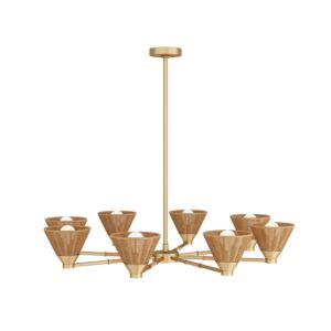 Ventura 8-Light Chandelier in Natural