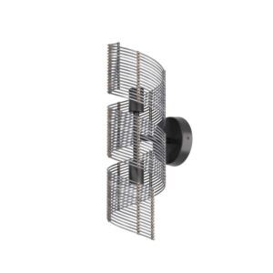 Tamara 2-Light Wall Sconce in Dark Gray Stained