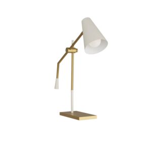 Wayne 1-Light Table Lamp in Antique Brass