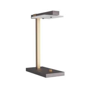 Twain 1-Light LED Table Lamp in Antique Brass