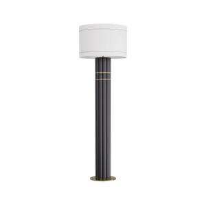 Warner 1-Light Floor Lamp in Black