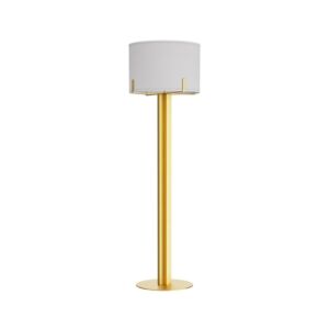 Valiant 1-Light Floor Lamp in Antique Brass