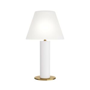 Vanhorne 1-Light Table Lamp in Opal