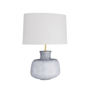 Tabor 1-Light Table Lamp in Frosted Blue Reactive