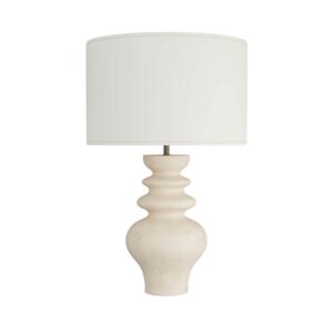 Worland 1-Light Table Lamp in Matte Ivory