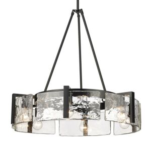 Aenon 6-Light Chandelier in Matte Black