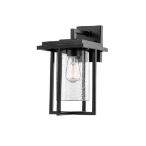 Adair 1-Light Outdoor Wall Sconce in Powder Coated Black