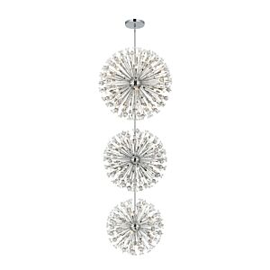 Vera 74-Light 7Chandelier in Chrome