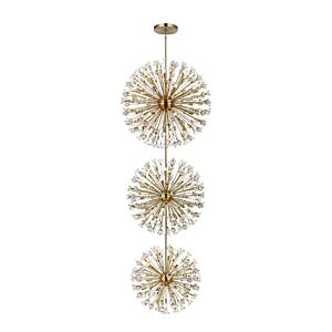 Vera 74-Light 7Chandelier in Satin Gold