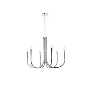 Layne 6-Light Chandelier in Chrome