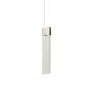 V Panels LED Pendant in Polished Chrome