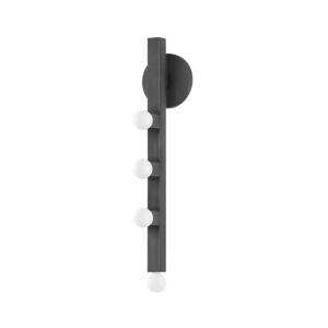 Sutter 4-Light Wall Sconce in Graphite