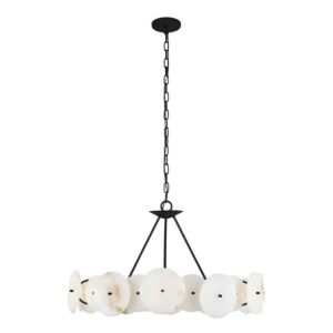 Cosmos 6-Light Chandelier in Matte Black