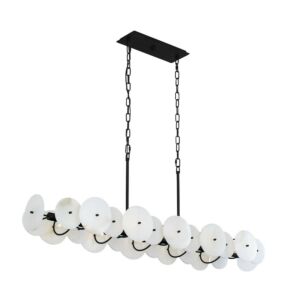 Cosmos 10-Light Linear Pendant in Matte Black