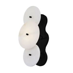 Cosmos 1-Light Wall Sconce in Matte Black