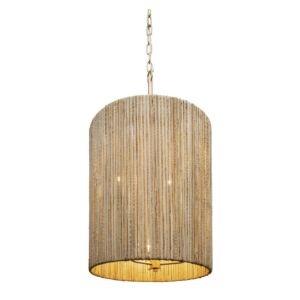 Jacob's Ladder 6-Light Foyer Pendant in French Gold