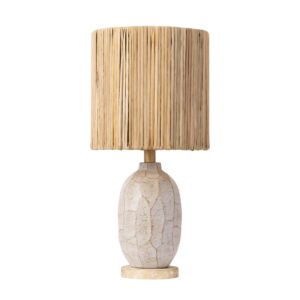 Takko 1-Light Table Lamp in Apothecary Gold with Slate Brown