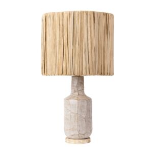 Takko 1-Light Table Lamp in Apothecary Gold with Slate Brown