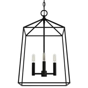 Fair Oaks 4-Light Pendant in Matte Black