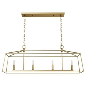 Fair Oaks 4-Light Chandelier in Luxe Gold