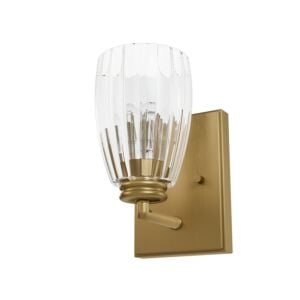 Rossmoor 1-Light Wall Sconce in Luxe Gold